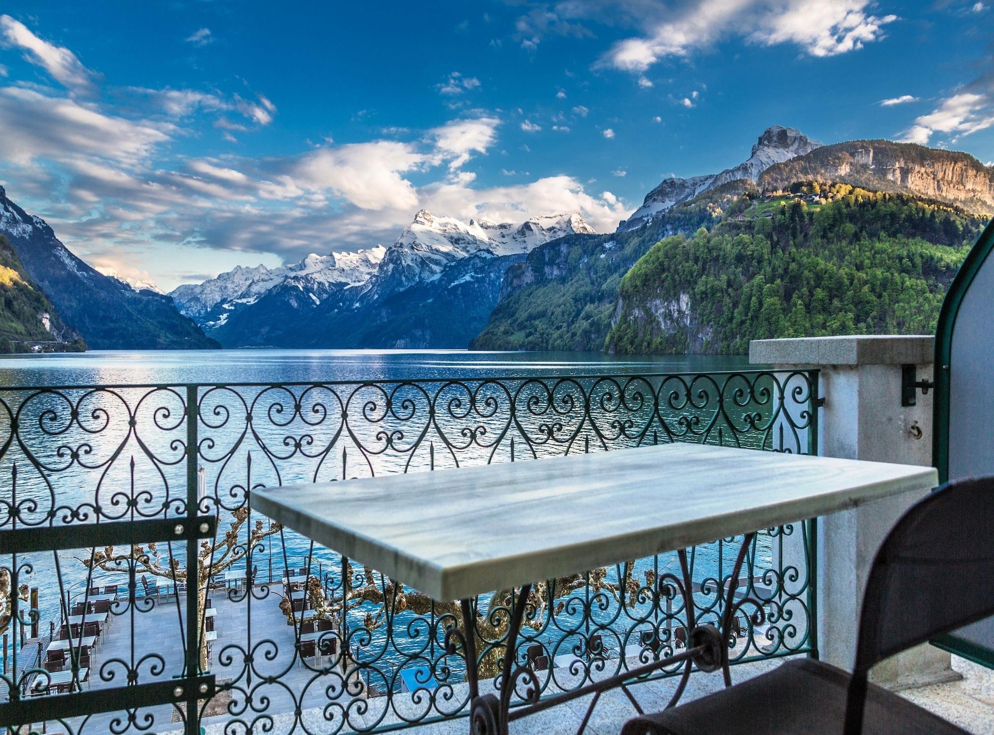 Seehotel Waldstaetterhof Swiss Quality Brunnen Bagian luar foto