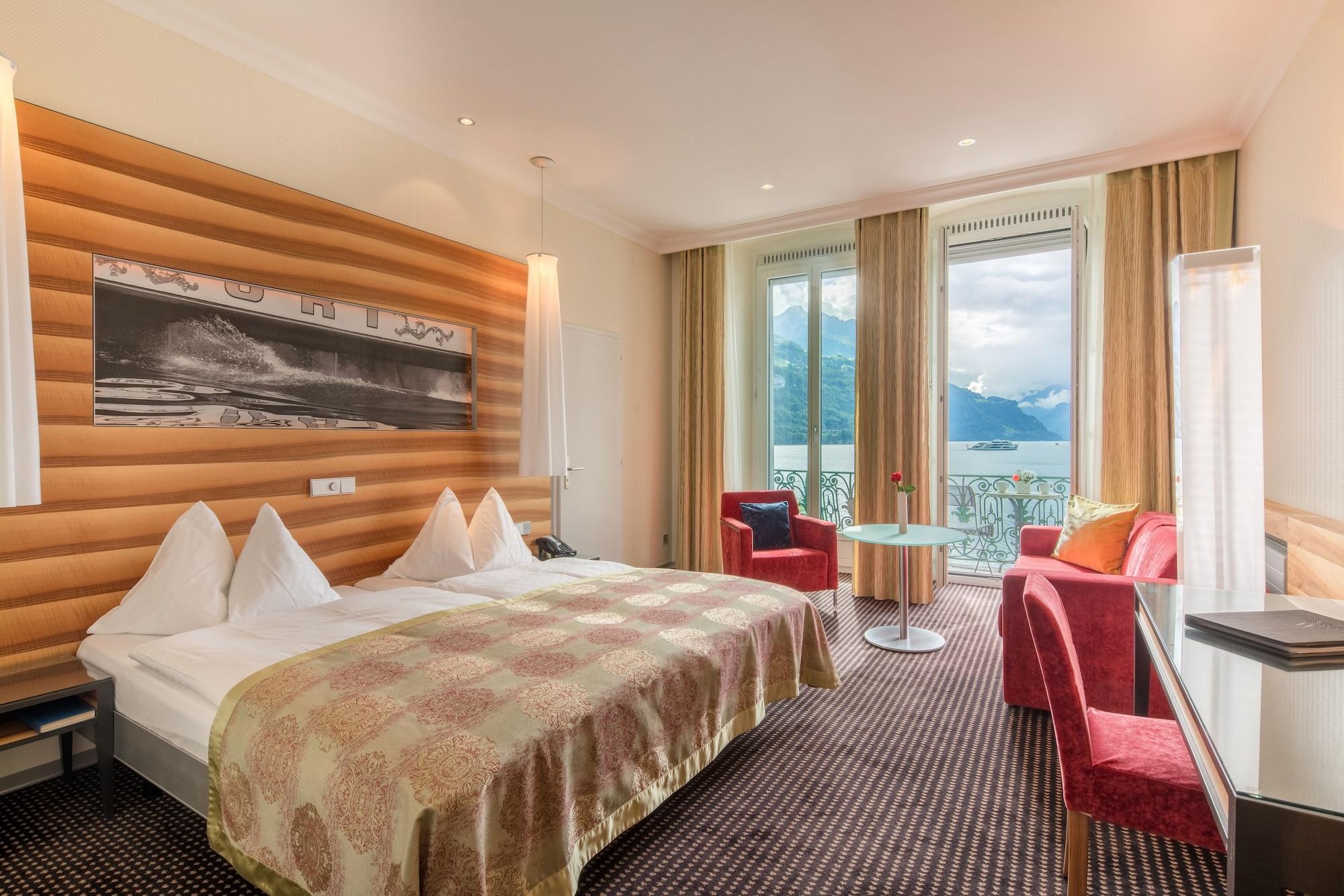 Seehotel Waldstaetterhof Swiss Quality Brunnen Bagian luar foto